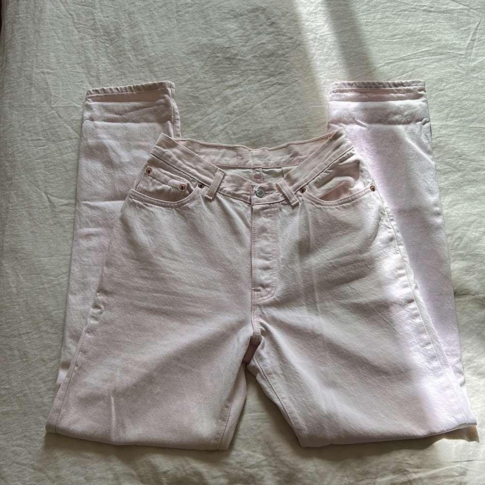 ✨ RARE VNTG 90’S PINK LEVI’S SZ 27 x 31 - Picture 8 of 9